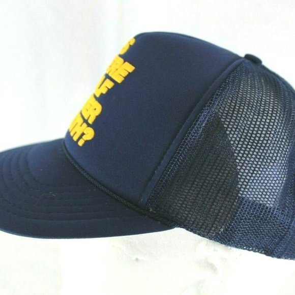 There Is Golf After Death? Black/Gold Baseball Cap - Picture 3 of 9